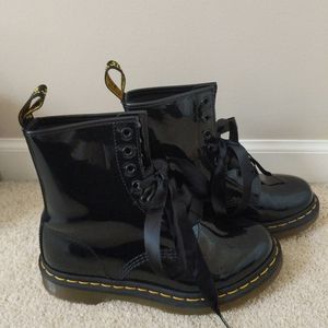 Dr. Marten (AirWair) Size 6 Black Combat Boots